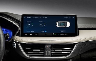 全新福特锐际中控大屏实时显示车内外的PM2.5数值 全新福特锐际中控大屏实时显示车内外的PM2.5数值